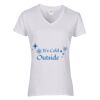 Heavy Cotton Women's V-Neck T-Shirt Thumbnail